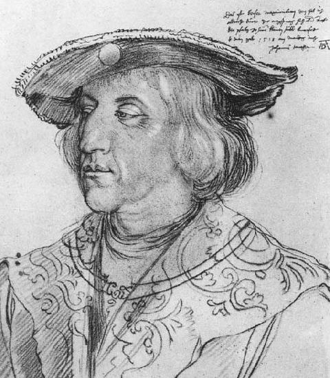 Albrecht Durer Portrait of Maximilian I oil painting image